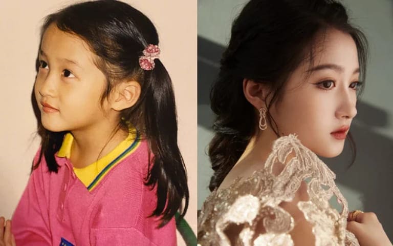 Гуань Сяо Тун Guan Xiao Tong 关晓彤 детские фото childhood photo