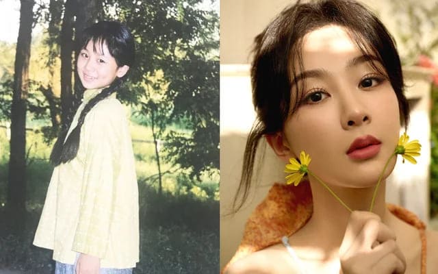 Ян Цзы Yang Zi 杨紫 детские фото childhood photo