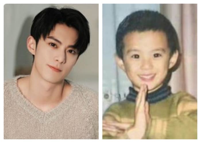 Дилан Ван Хэ Ди Dylan Wang He Di 王鹤棣 детские фото childhood photo