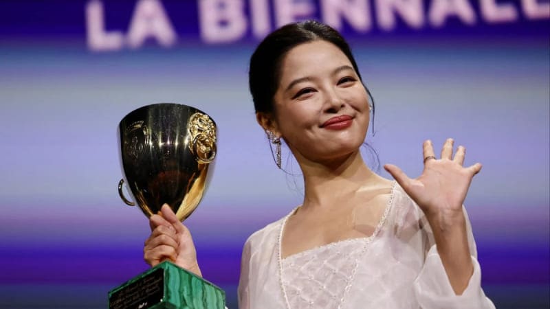 Xin Zhilei 82nd Venice Film Festival The Sun Rises on Us All
