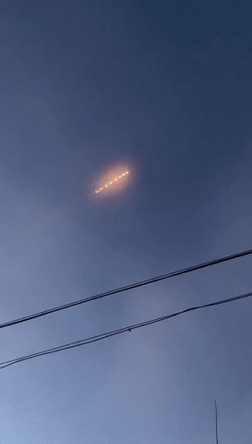 Жители Китая наблюдают НЛО